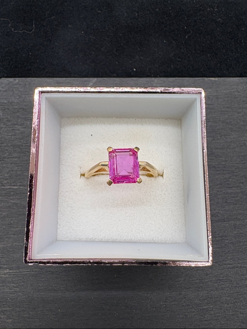 10K Yellow Gold And Pink Tourmaline